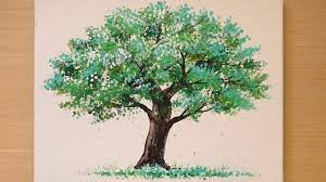 how to draw a tree quickly easy