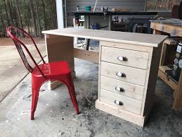 This was also after we cut the first piece of mdf. How To Build A Desk With Drawers 731 Woodworks We Build Custom Furniture Diy Guides Monticello Ar