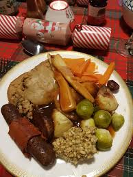 It's usually eaten with the roast turkey, but once. Traditional English Christmas Dinner Veganised Merry Christmas Everyone