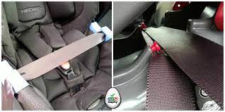 child car seat with a seat belt