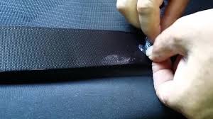 remove gum from car seat you
