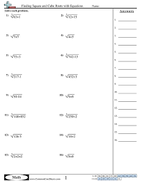 Algebra Worksheets Free