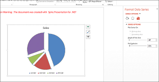 How To Explode A Pie Chart On A Presentation Slide In C