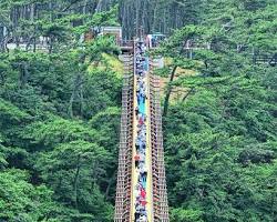 울산 대왕암공원 출렁다리, AI로 생성