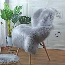 Norcks Faux Fur Sheepskin Style Rug 60
