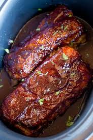 barbecue ribs crockpot ribs dinner