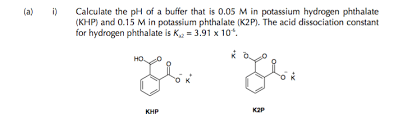 Solved Calculate The Ph Of A Buffer That Is 0 05 M In Pot