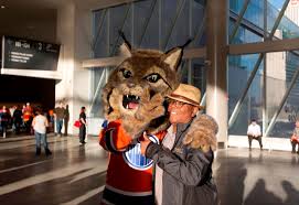 Earn 3% on eligible orders of edmonton oilers accessories and gifts at fanatics. Hunter The Canadian Lynx Unveiled As First Mascot In Edmonton Olier History Lethbridge News Now
