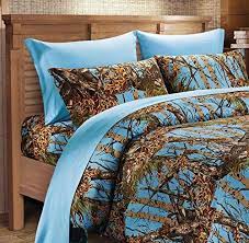 king size bedding 6 pc camouflage light