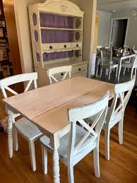 adorable shabby chic kitchentable for