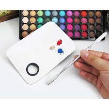 fashion beauty color mixing plate