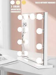 1pc plastic makeup mirror light modern