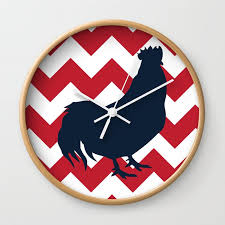 Rooster Wall Clock By Gathered Nest
