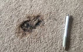 removing burn marks from carpet