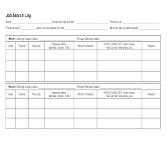 Examples Template Download Excel Job Search Tracking Spreadsheet