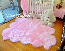 pink sheepskin area rug