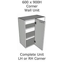 600mm Wide X 900mm High Corner Wall Units