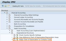 How To Assign Chart Of Depreciation To Company Code In Sap