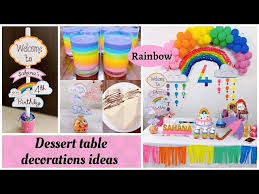 dessert table decorations