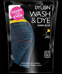 Dylon Machine Wash Fabric Dye 400g Jeans Blue Denim 2044386