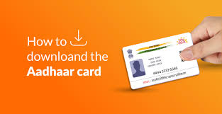 how to aadhaar card simple