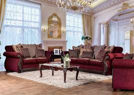burgundy fabric sofa couch loveseat set