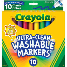 crayola ultra clean washable broad line