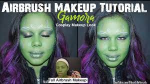 gamora full airbrush makeup