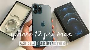 IPHONE 12 Pro MAX (5G LLA)128GB PACIFIC BLUE (SINGLE SIM + Esim PTA  APPROVED) - The Shopping