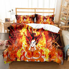 Anime Bed Sheets Dragon Ball 3 Piece