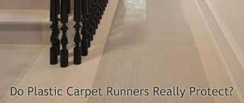 do plastic carpet runners protect