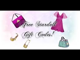 free stardoll gift codes you