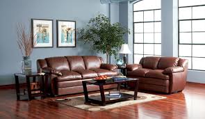 rich brown full bonded leather sofa w