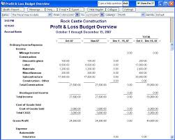 Qodbc Desktop How To Run A Profit And Loss Budget Overview