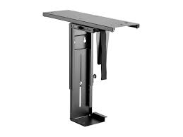 Desktop computers come in two styles: Workstream By Monoprice Computer Case Cpu Tower Holder Adjustable Under Desk Mount With Rotating And Sliding Mechanism Monoprice Com