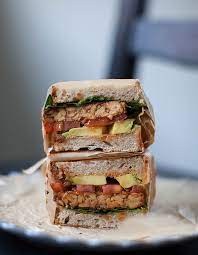 Bbq Tempeh Sandwich Vegan Back To School Lunch Recipes gambar png