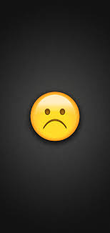 very sad emoji phone wallpaper
