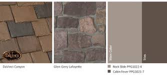Brown Stone Exterior Color Schemes
