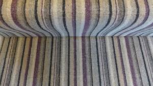 purple striped stair carpet