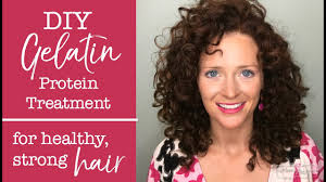 diy gelatin hair protein treatment my