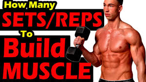 reps per muscle group to build muscle