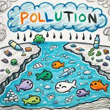 30 pollution drawings land water
