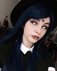 halloween makeup modern witch costume
