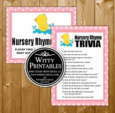 Jun 14, 2021 · nursery rhyme quiz. Nursery Rhyme Trivia Baby Shower Game Printable Pink Duck Girl Theme Wittyprintables