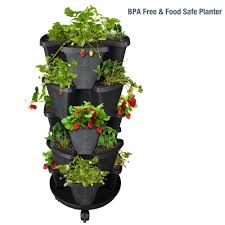vertical garden planter in the pots