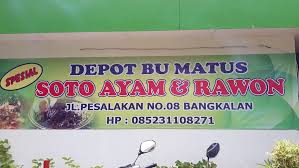Bangkalan adalah sebuah kabupaten dengan ibukotanya adalah bangkalan. Depot Bu Matus Restoran