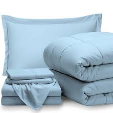 Twin Xl Comforter Set Light Blue