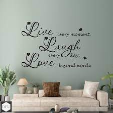 Live Laugh Love Wall Sticker Live Every