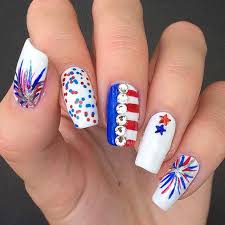 fourth of july is the time for themed manis