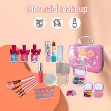 s kids makeup kit non toxic bag toy
